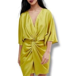 ASOS Kinomo Twist Front Mini Dress